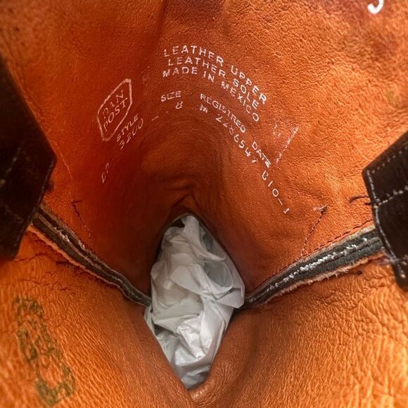 DAN POST WOMEN'S MARIA BLACK LEATHER WESTERN BOOTS DP3200 - Picture 4 of 6